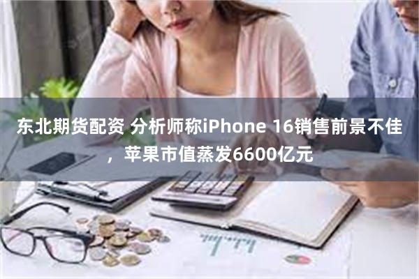 东北期货配资 分析师称iPhone 16销售前景不佳，苹果市值蒸发6600亿元